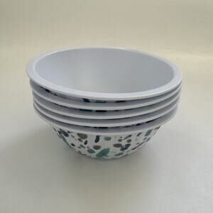 C&C California Outdoor Melamine Bowls‎ Set of 5 MCM Colorful